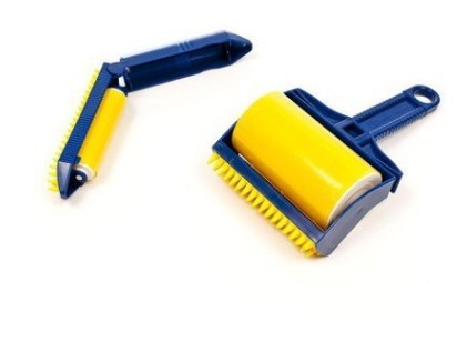 Yellow and navy washable roller set